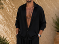 CAMICIA VISCOSA BLACK