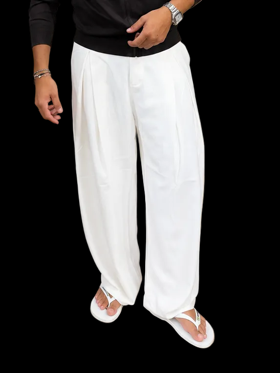 PANTALONI PANNA